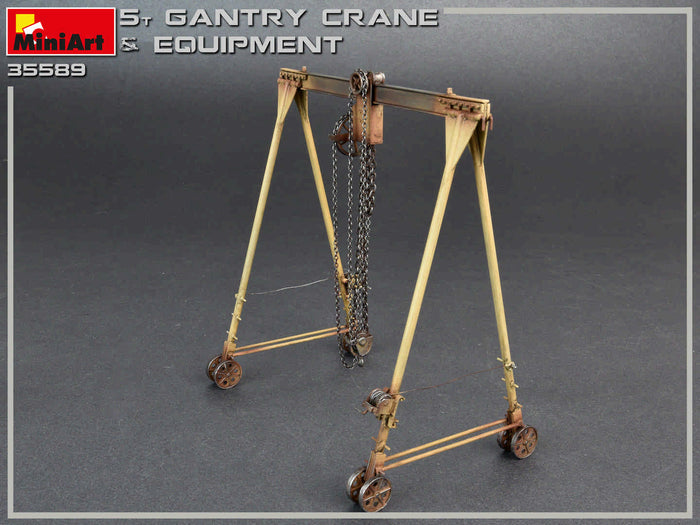 1/35 5 Ton Gantry Crane & Equipment