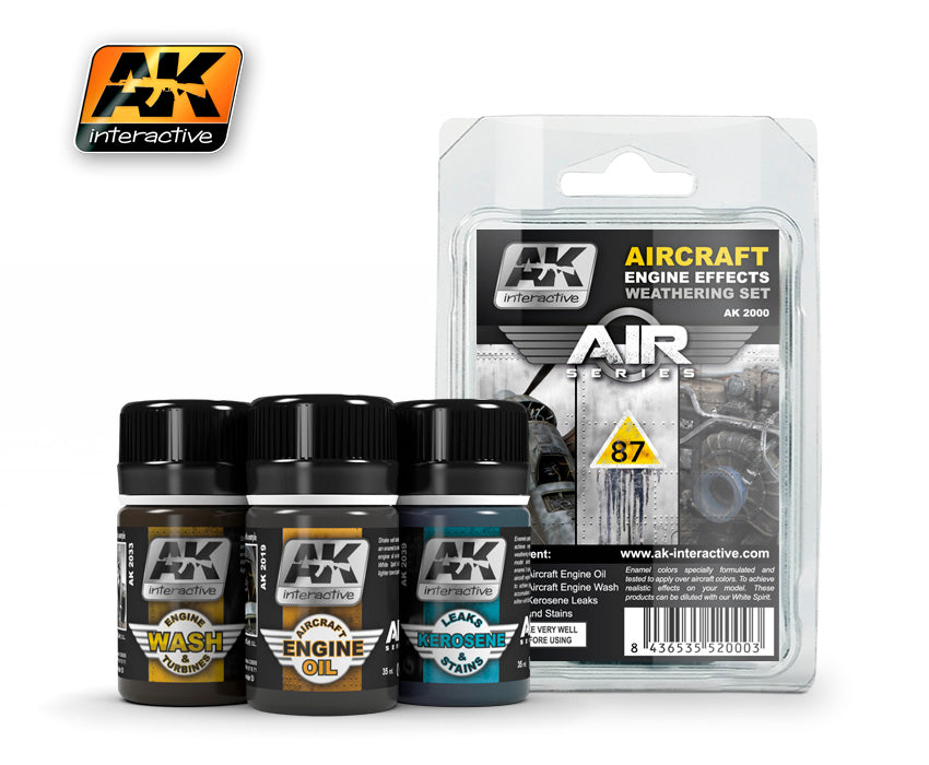 Aircraft Engine Weathering Set