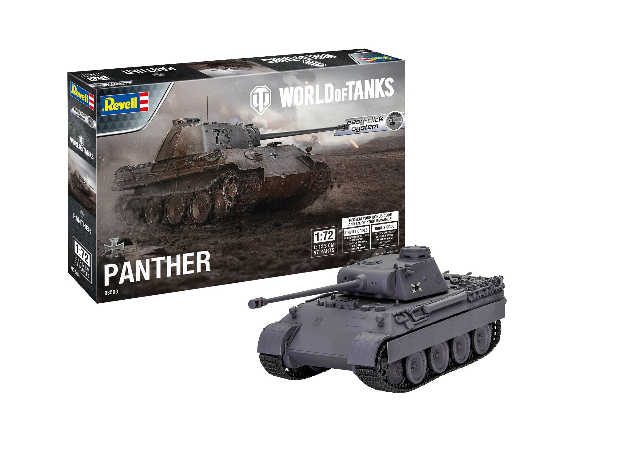 1/72 World of Tanks: Panther Ausf.D (Easy-Click System)