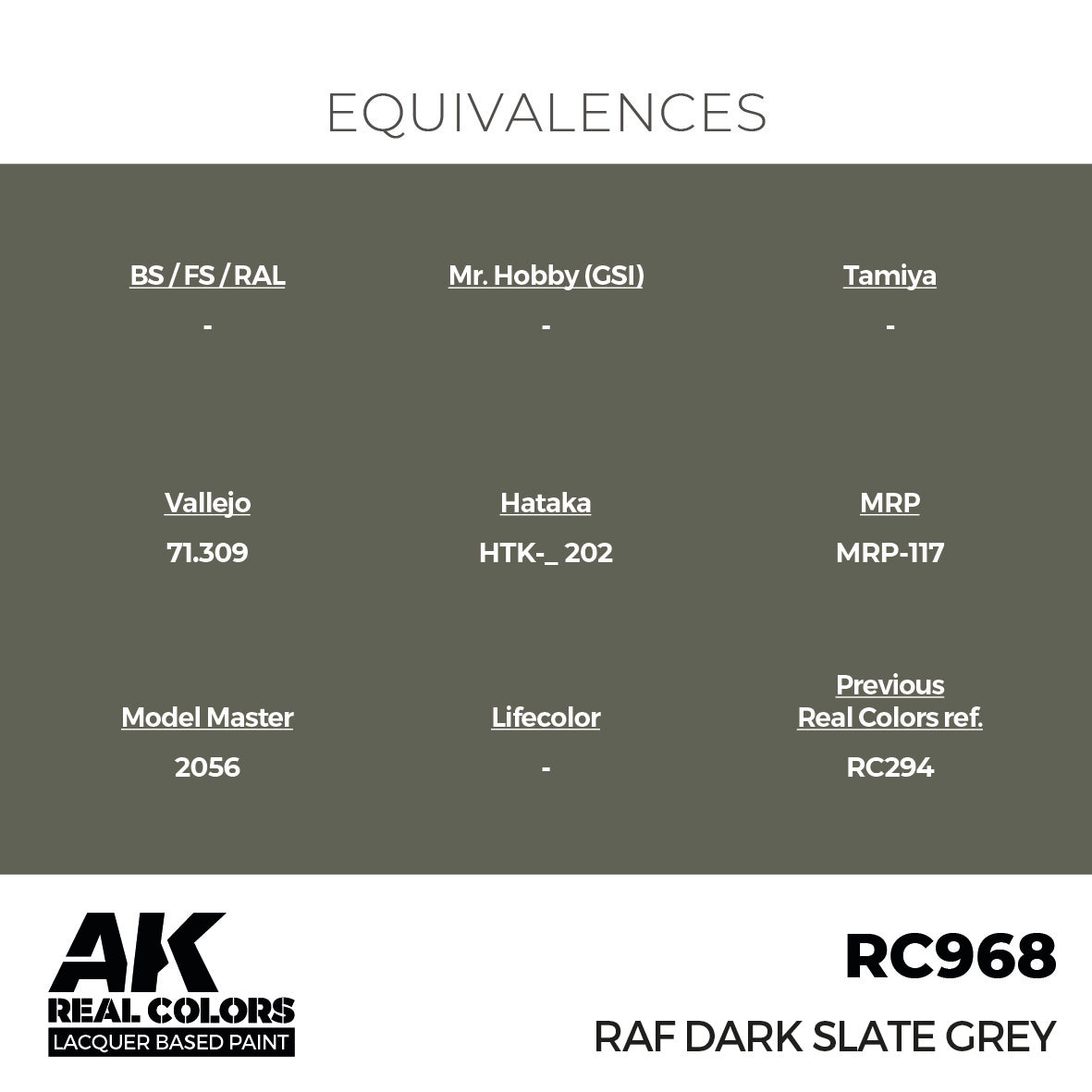 RAF Dark Slate Grey 17ml