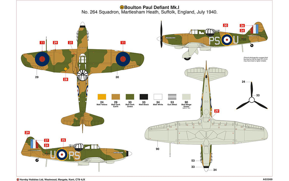 1/72 Boulton Paul Defiant Mk.I
