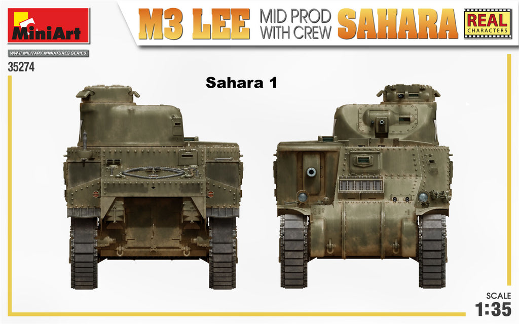 1/35 M3 Lee Mid Prod. Sahara with Crew