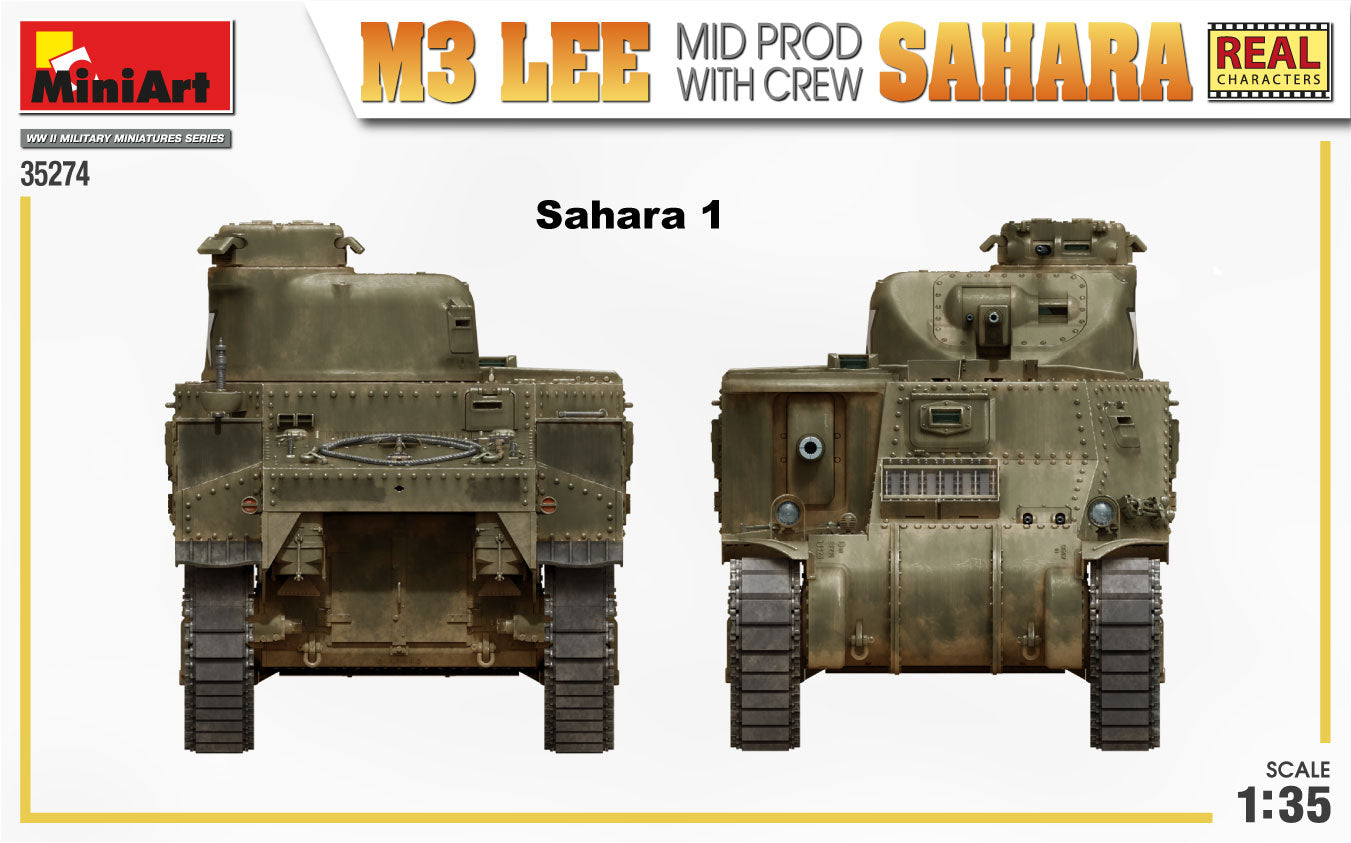 1/35 M3 Lee Mid Prod. Sahara with Crew