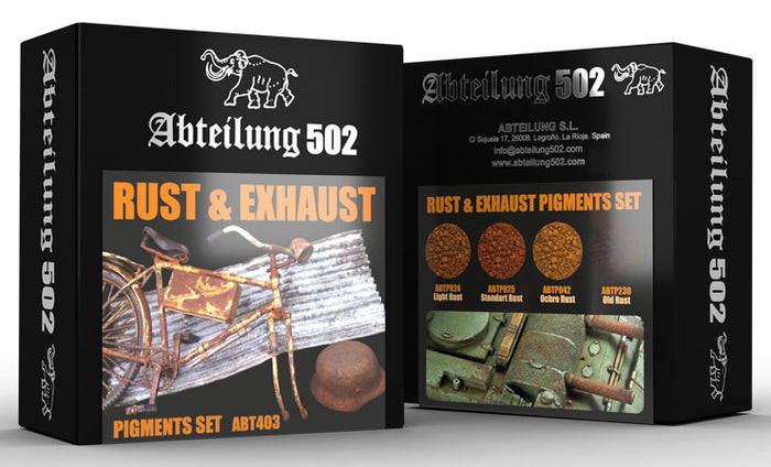 Rust & Exhaust Pigments Set