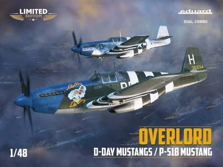 1/48 Overlord: D-Day Mustangs / P-51B Mustabg [Dual Combo - Limited Edition]