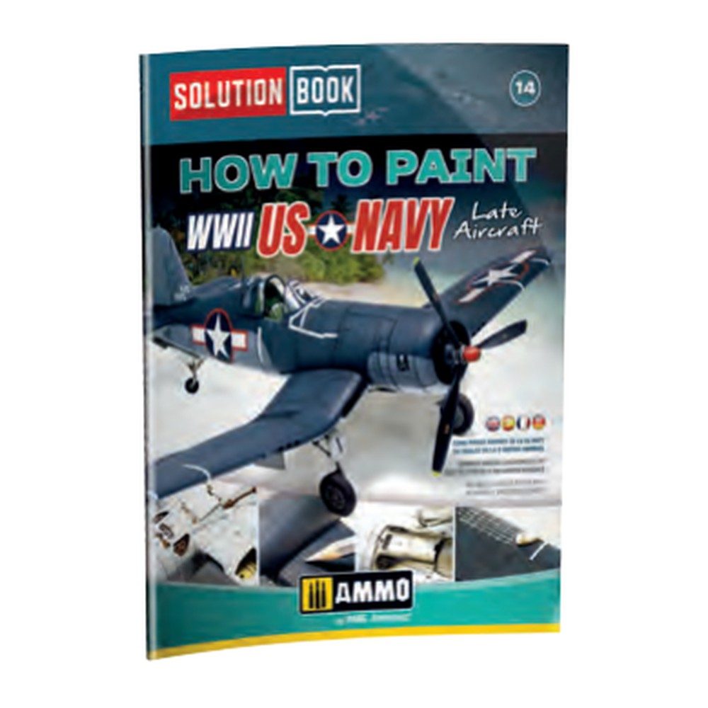 SOLUTION BOOK 14 How to Paint US NAVY WWII Late ENGLISH, CASTELLANO, FRANAIS, DEUTSCH
