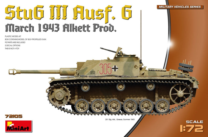 1/72 StuG III Ausf. G  March 1943 Alkett Prod.
