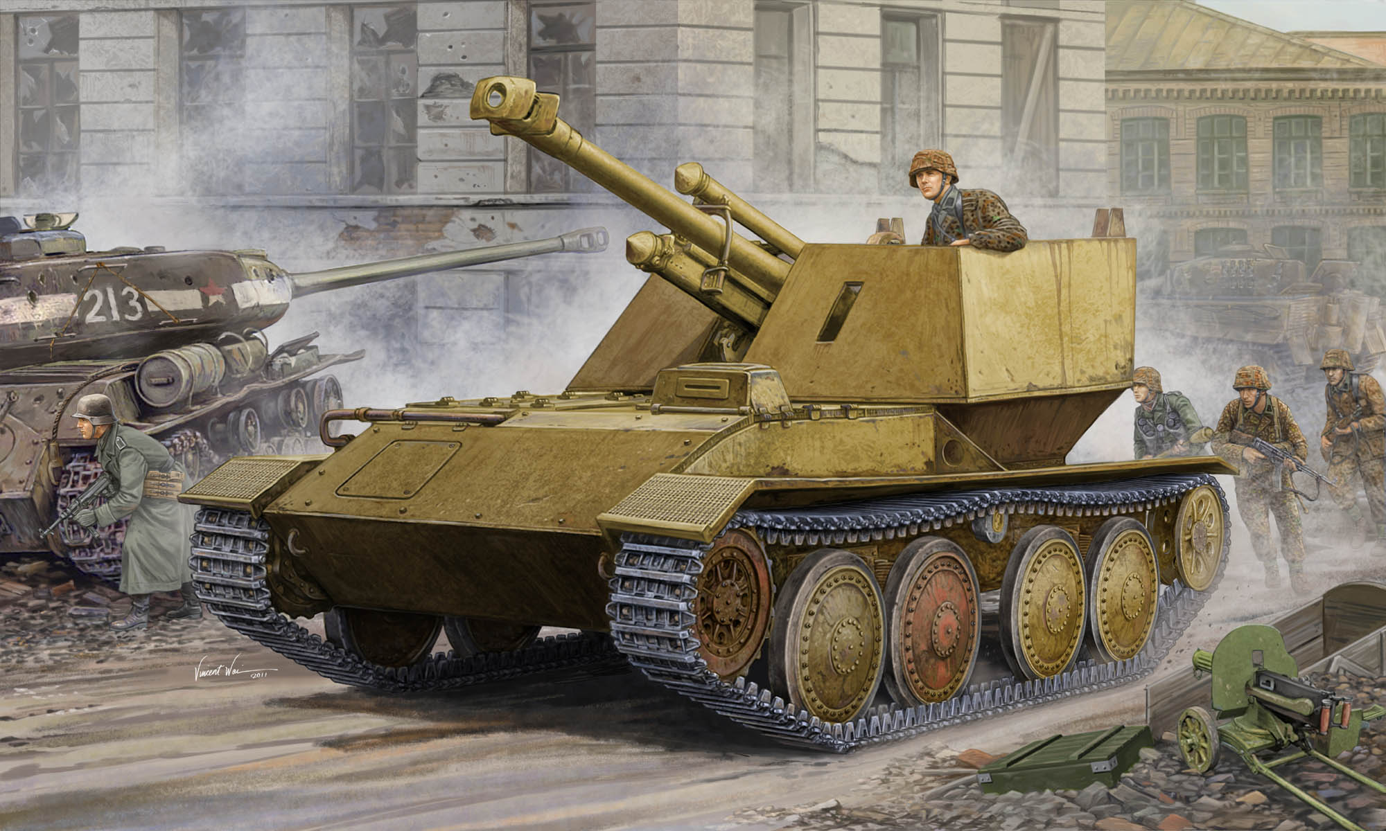 1/35 Krupp/Ardelt Waffentrager 105mm leFH-18
