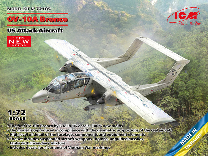 1/72 OV-10A Bronco US Attack Aircraft