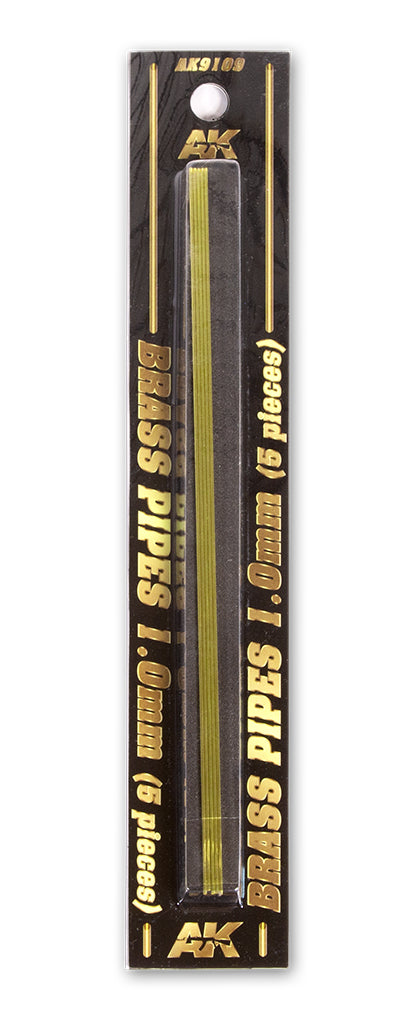 Brass Pipes 1,0 mm 5 Units