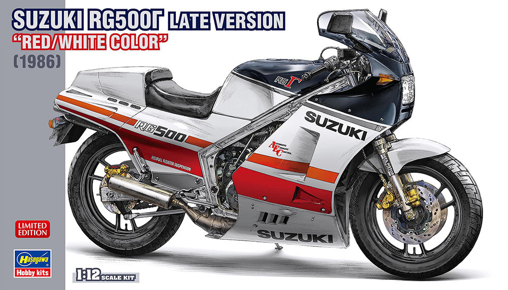 1/12 Suzuki RG500 Late Version "Red/White Color" 1986
