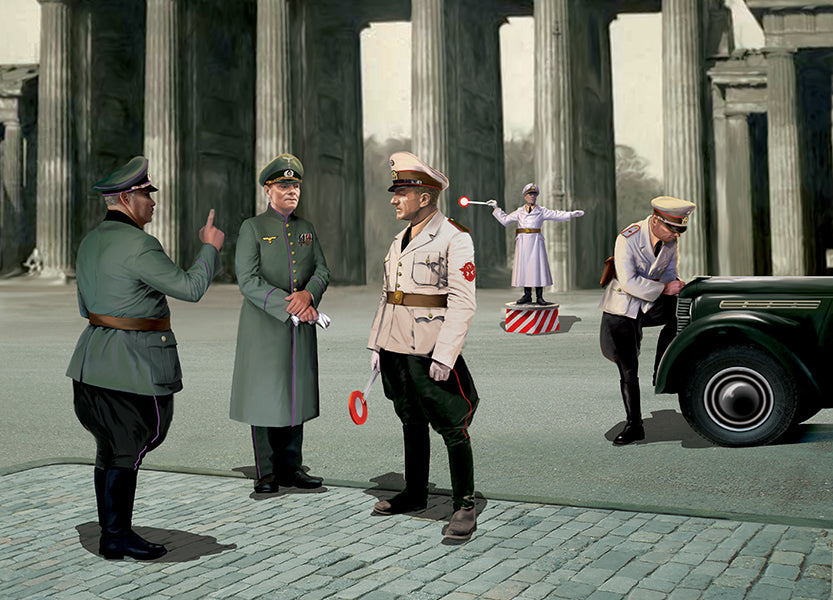 1/35 WWII German Road Police (5 figures)