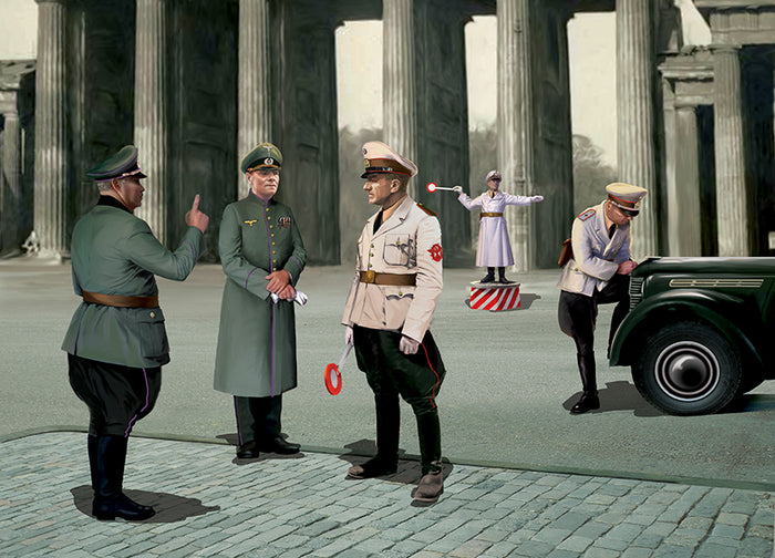 1/35 WWII German Road Police (5 figures)