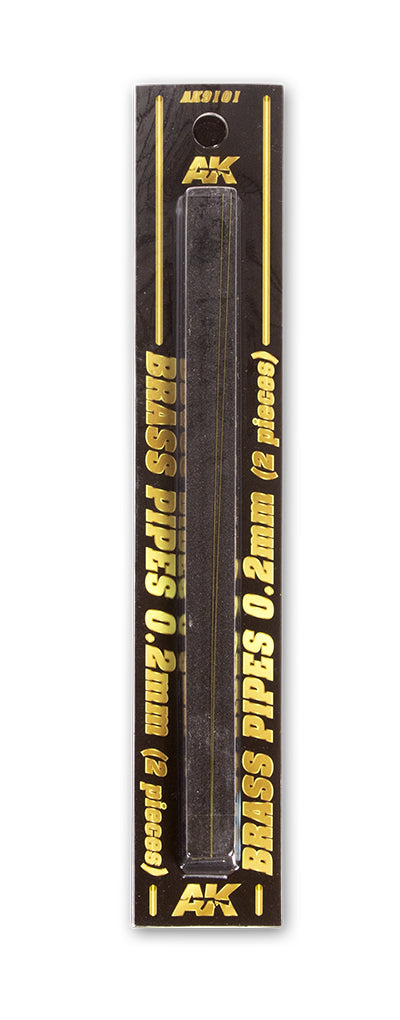 Brass Pipes 0,2 mm 2 Units