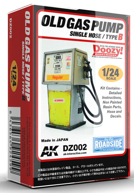 DOOZY! 1/24 OLD GAS PUMP SINGLE HOSE / TYPE B