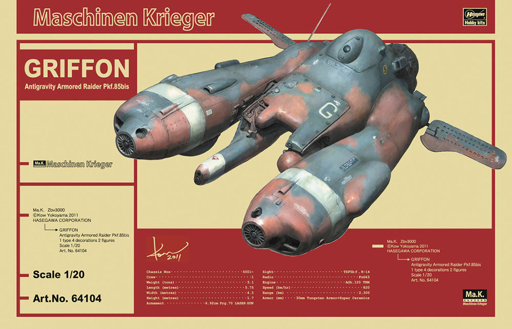 1/20 Antigravity Armored Raider Pkf. 85bis GRIFFON