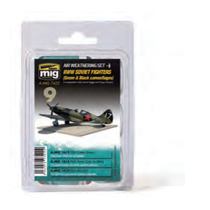 WWII Soviet Fighters (Green & Black Camouflages)