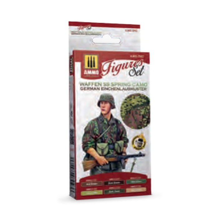 Waffen SS Spring Camo. German Einchenlaubmuster Figures Set