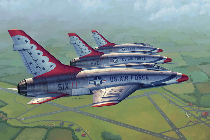 1/48 F-100D in Thunderbirds livery