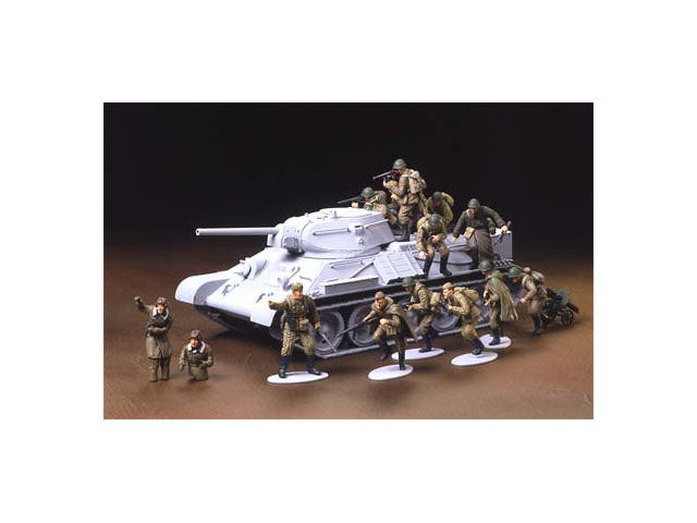 1/48 WWII Russian Inantry & Tank Crew Set