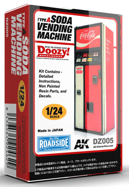 DOOZY! 1/24 SODA VENDING MACHINE / TYPE A - COCA COLA