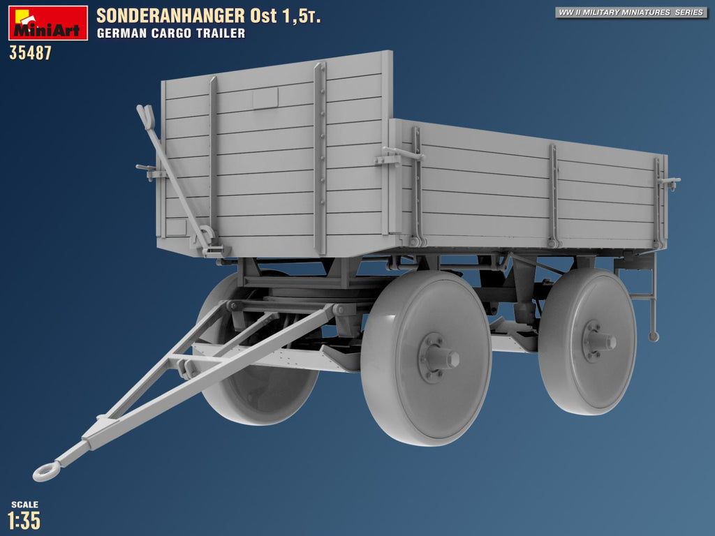 1/35 Sonderanhanger Ost 1,5t. German Cargo Trailer
