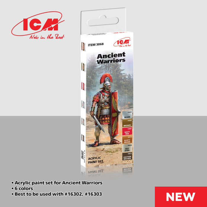 ACRYLIC SETS Ancient Warriors  (6 bottles x 12 ml)