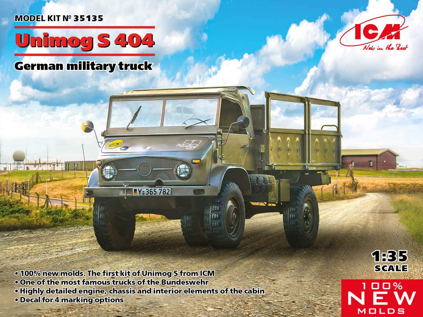1/35 Unimog S 404 German military truck