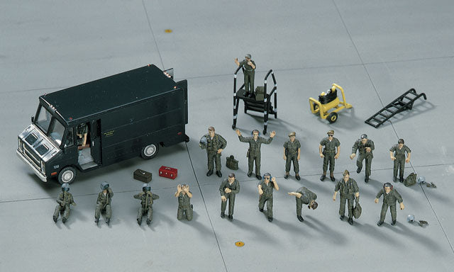 1/72 U.S. Pilot/Ground Crew Set