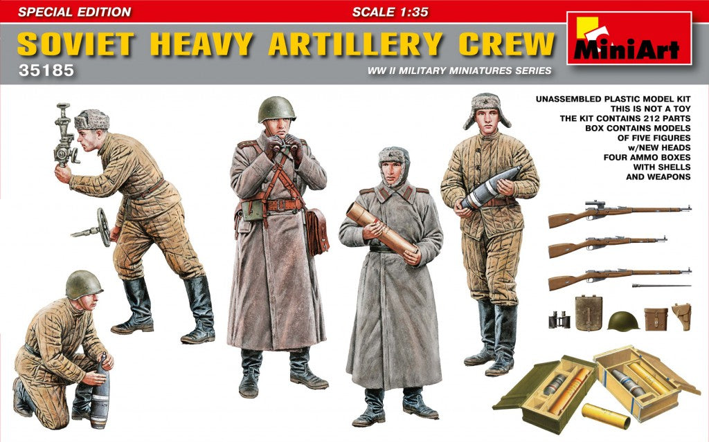1/35 Soviet Heavy Artillery Crew Special Edition