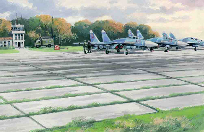 1/72 Soviet PAG-14 Airfield Plates 32 pieces362×216 mm