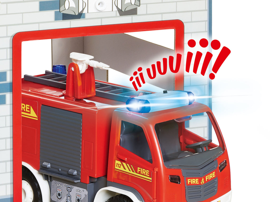 1/20 JUNIOR KIT Playset Fire Truck & Fire Station