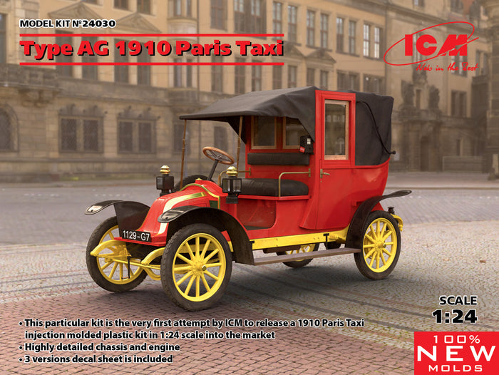 1/24 Type AG 1910 Paris Taxi