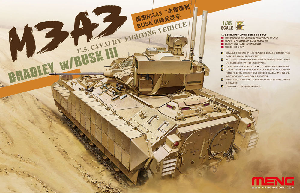 1/35 U.S. Cavalry Fighting Vehicle M3A3 Bradley with Busk III