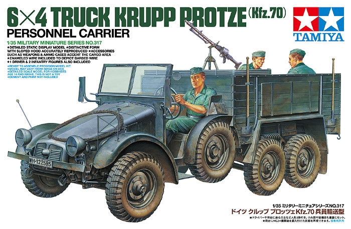 1/35 6x4 Truck Krupp Protze Kfz.70 Personnel Carrier