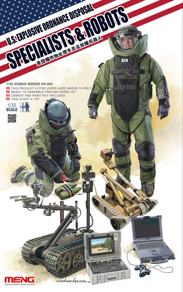 1/35 U.S. Explosive Ordnance Disposal Specialists and Robots