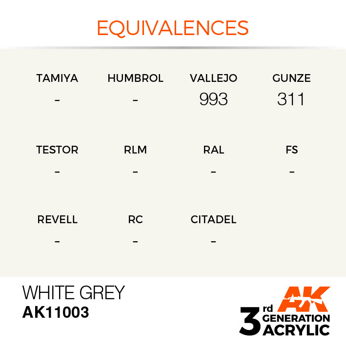 White Grey 17ml