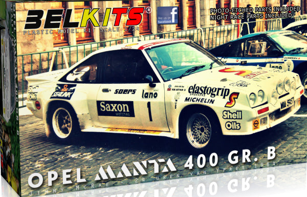 1/24 Opel Manta 400 GR.B 24ore Van Ypres 1984 Jimmy McRae