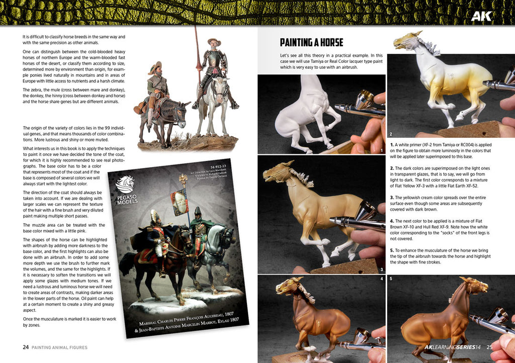 AK Learning 14 Pintura de Figuras de Animales Spanish