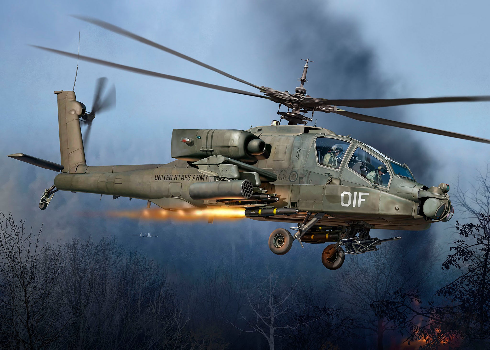 1/72 AH-64A Apache
