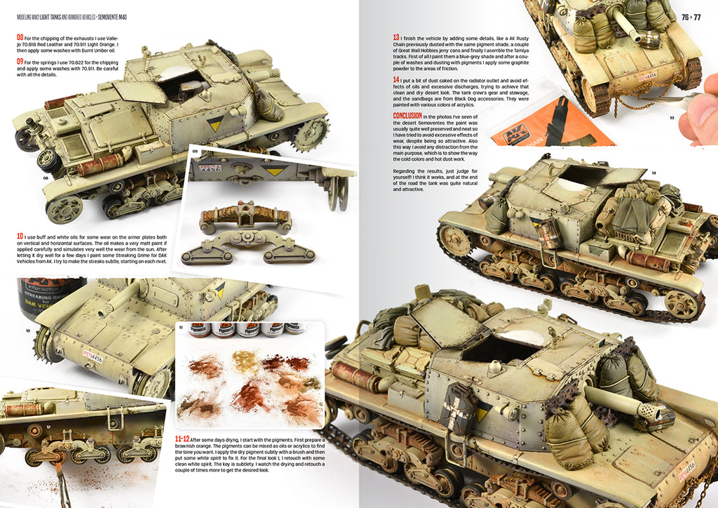 Modeling WW2 Light Tanks and Armored Vehicles English