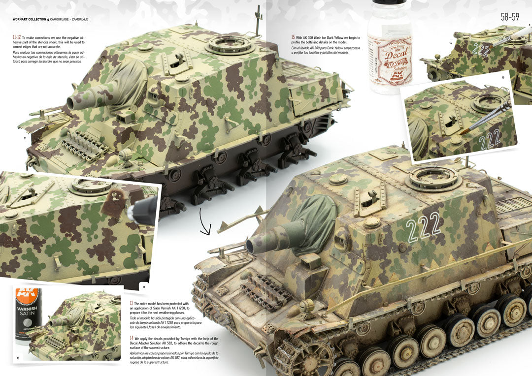 Worn Art Collection 04 Camouflage from WWI to Sci-Fi models - Bilingual