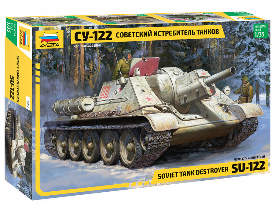 1/35 SU-122 Soviet Tank Destroyer