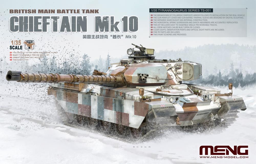1/35 British Main Battle Tank Chieftain Mk10