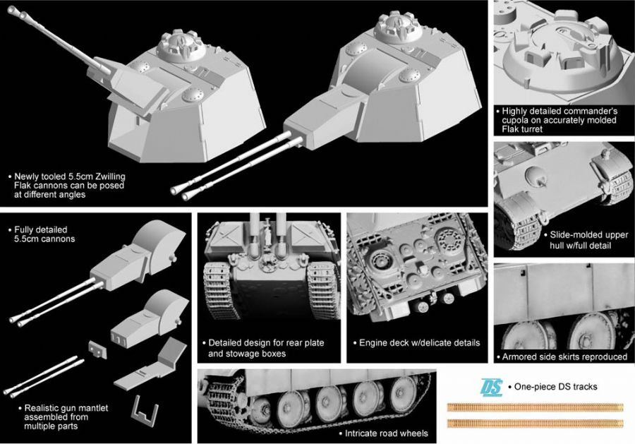 1/72 5.5cm Zwilling Flakpanzer - immagine 2