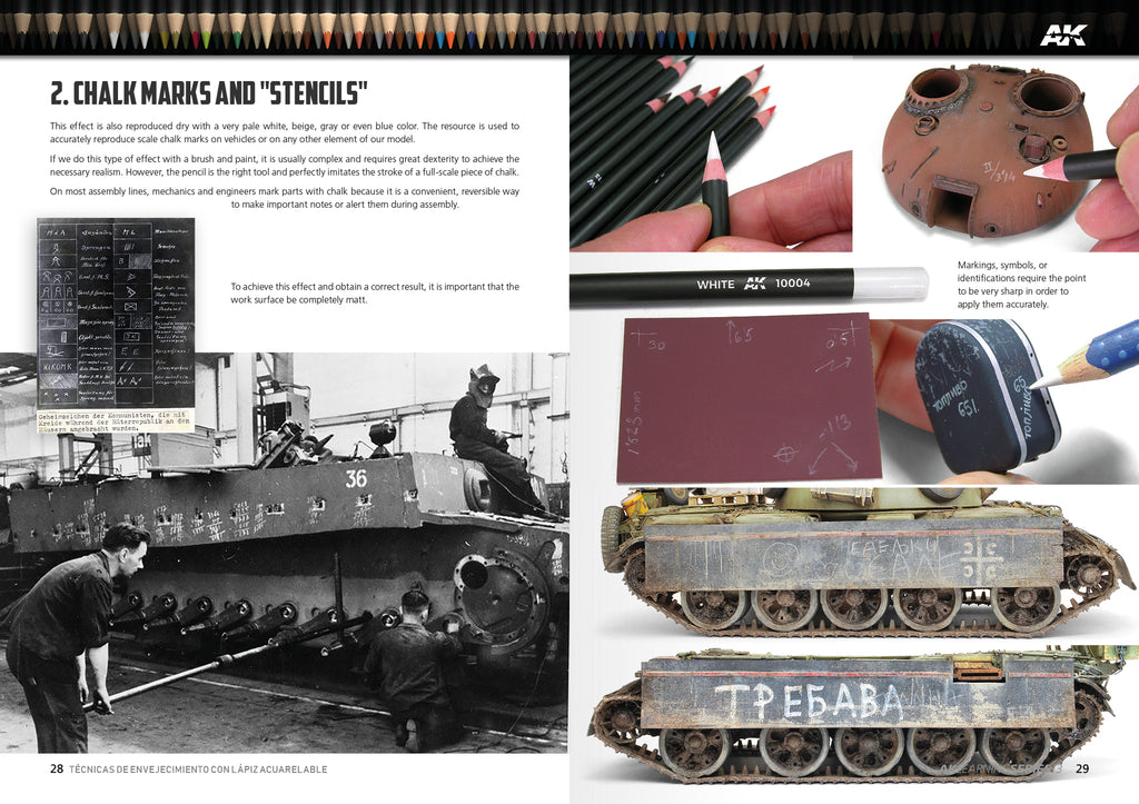 AK Learning 13 Weathering Pencil Techniques English