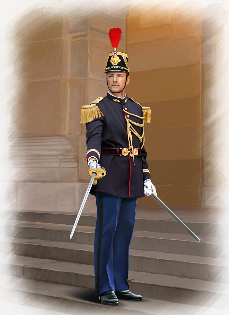 1/16 French Republican Guard Officer
