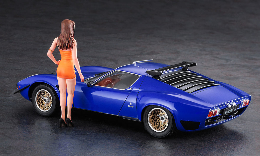 1/24 Lamborghini Jota SVR with Italian Girl's Figure