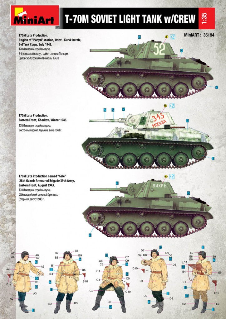 1/35 T-70M  Special  Edition