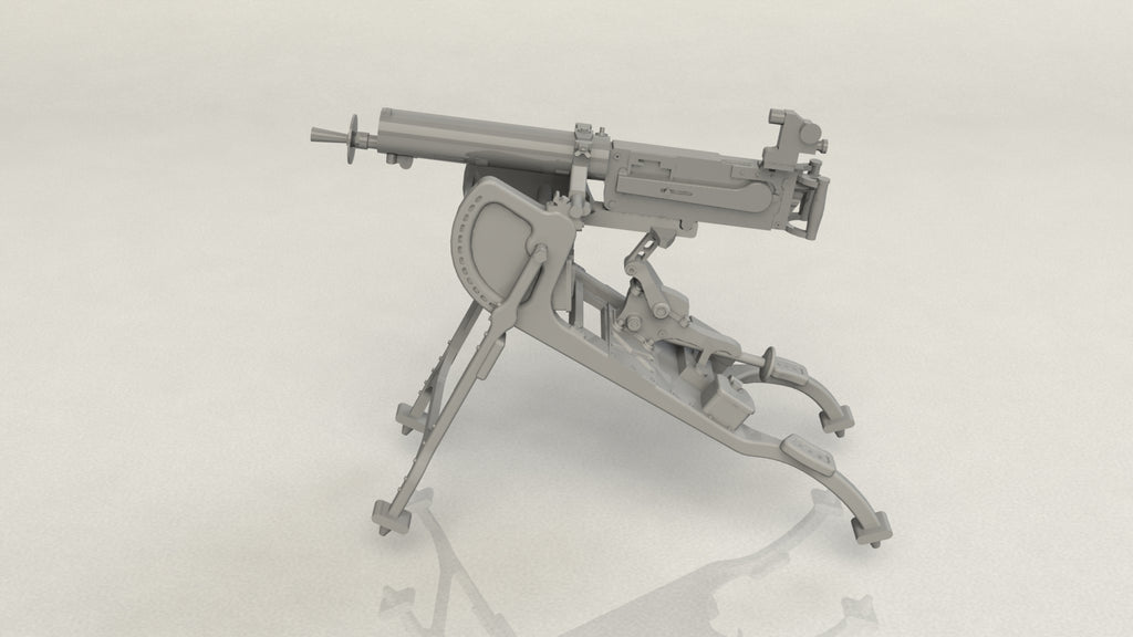 1/35 German MG08 Machine Gun (100% new molds)